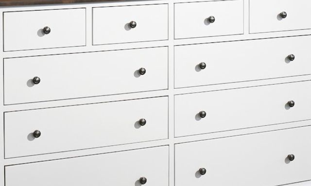 Archbold Furniture Customizable Portland 10-Drawer Dresser-1