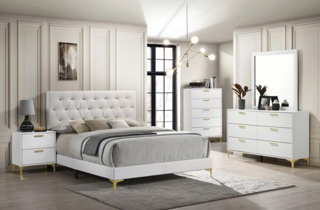 Coaster® Kendall 5-Piece White California King Bedroom Set-1