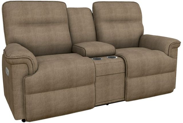 La-Z-Boy® Jay Twig Power Reclining Loveseat with Console, Headrest, and Lumbar-0