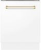Zline Autograph Edition 24" White Matte Built In Dishwasher-0