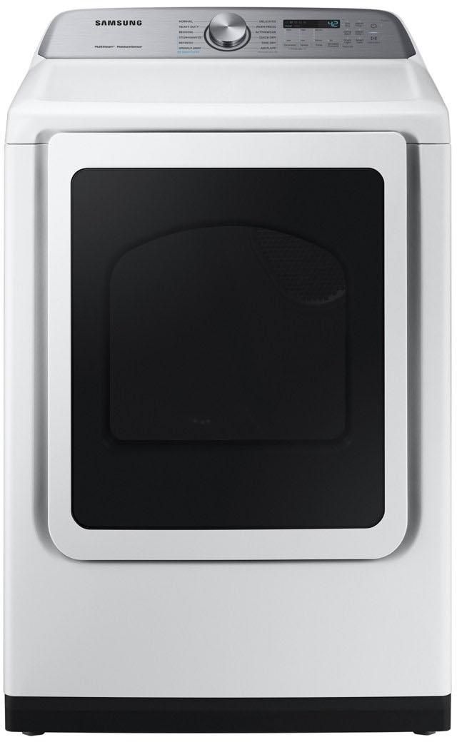 Samsung 7.4 Cu. Ft. White Front Load Electric Dryer-0