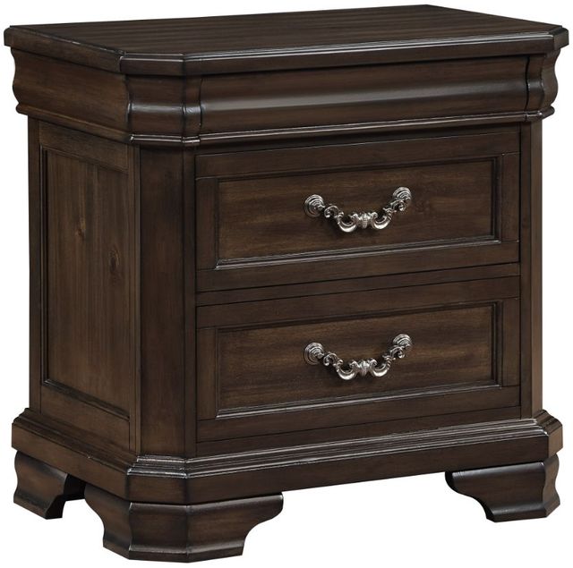 New Classic® Home Furnishings Lyndhurst Walnut Nightstand-0