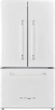 Unique® Appliances 36" 21.4 Cu. Ft. Marshmallow White Counter Depth French Door Refrigerator-0