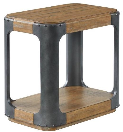 Riverside Furniture Zenith Gilt Truffle/Ginger Chairside Table-0