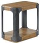 Riverside Furniture Zenith Gilt Truffle/Ginger Chairside Table-0