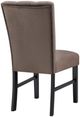 Crown Mark Vega Black/Brown Dining Side Chair-3