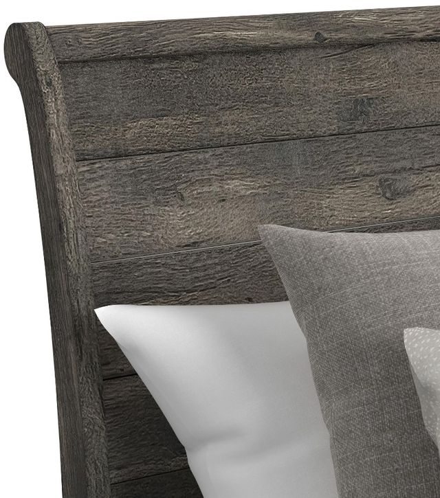 Elements International Park Ridge Charcoal King Storage Panel Bed-3