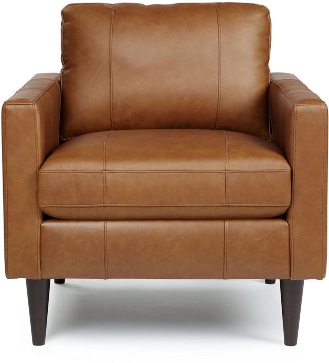 Best® Home Furnishings Customizable Trafton Leather Chair and a Half-1