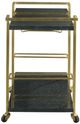 Fairfield® Origins Gold Leaf/Onyx Bar Cart-2