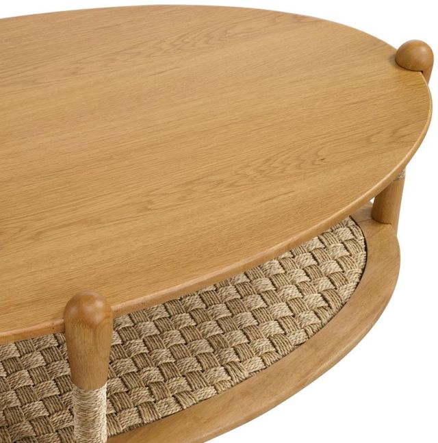 Martin Svensson Seagrass & Wood Natural Coffee Table-4