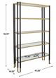 Uttermost® Kentmore Black/Gold Etagere-2