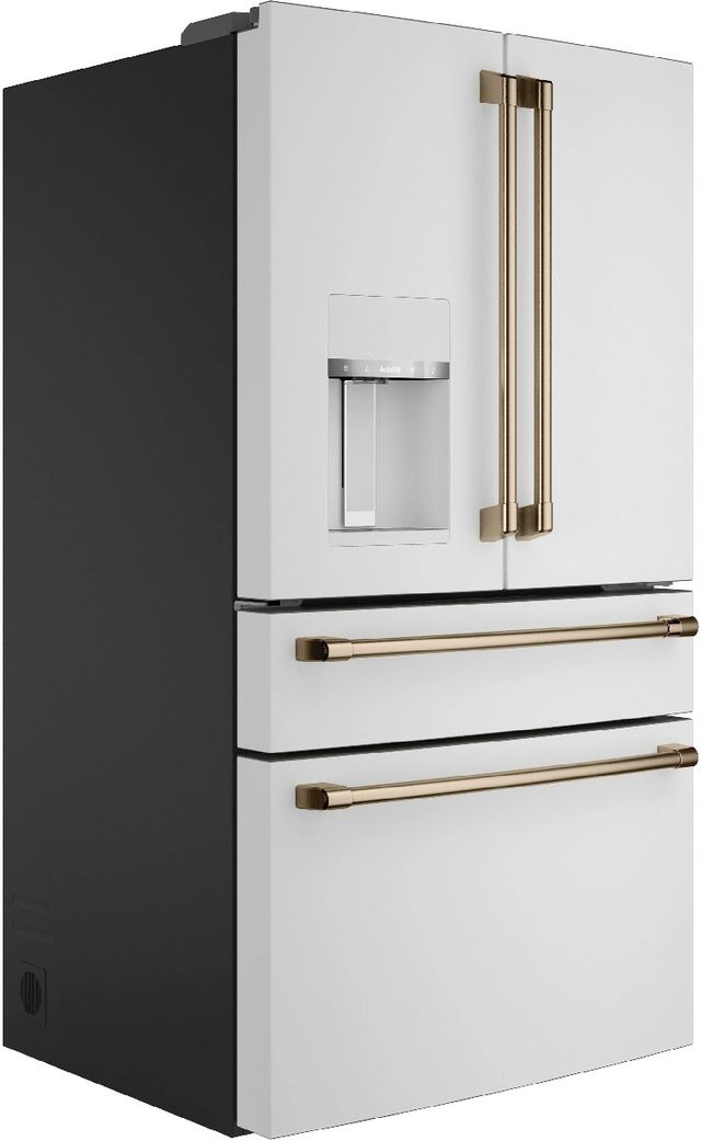 Café™ 36" 27.6 Cu. Ft. ENERGY STAR® Matte White 4-Door French Door Refrigerator-3