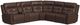 Flexsteel® Ranger Rustic Brown Leather Power Reclining Sectional with Custom Layout Options-0