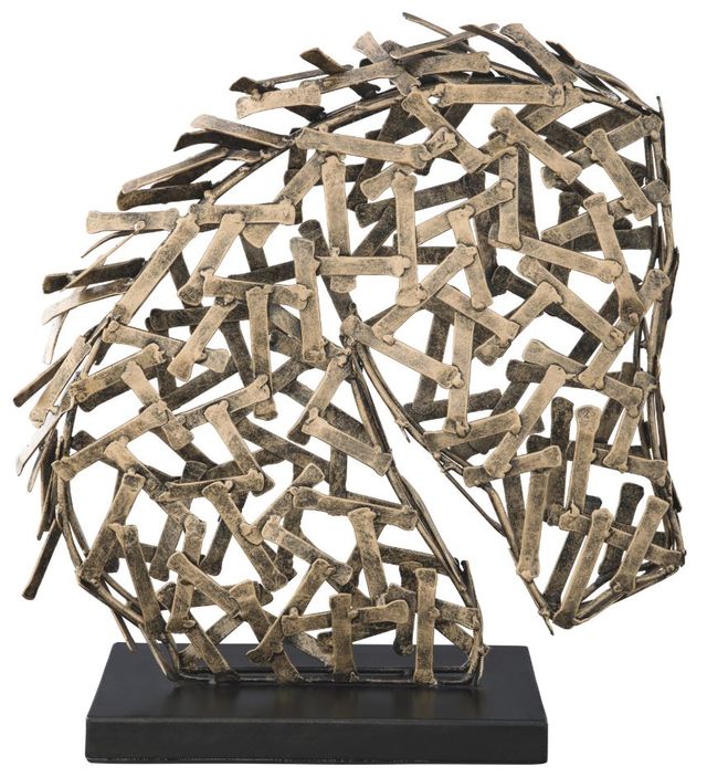 Signature Design by Ashley® Nahla Antique Gold Sculpture-1