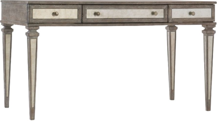 Hooker® Furniture Rustic Glam Medium Wood Leg Desk