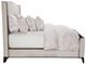Michael Amini® Paris Chic Espresso Upholstered California King Panel Bed-4
