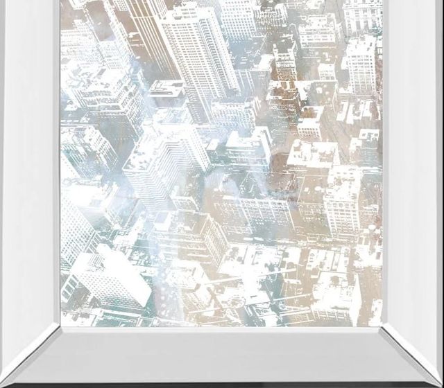 Classy Art Empire View I by DanMeneely Mirror Framed Wall Art-1