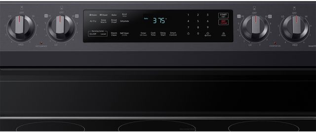 Samsung 30" Fingerprint Resistant Black Stainless Steel Smart Freestanding Electric Range-9