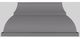 Vent-A-Hood® Designer Series 66" Gunsmoke Wall Mounted Range Hood-1