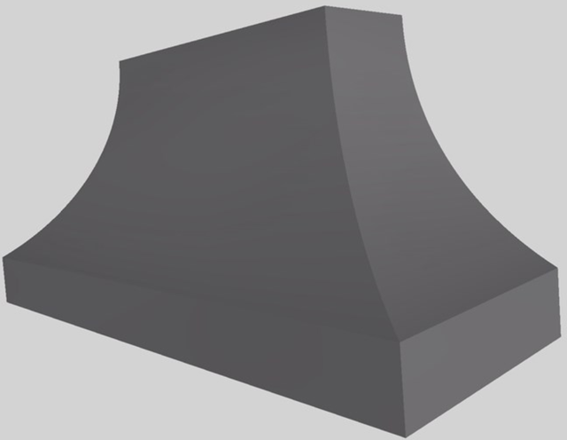 Vent-A-Hood® Designer Series 60" Gunsmoke Wall Mounted Range Hood-2