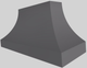 Vent-A-Hood® Designer Series 60" Gunsmoke Wall Mounted Range Hood-2