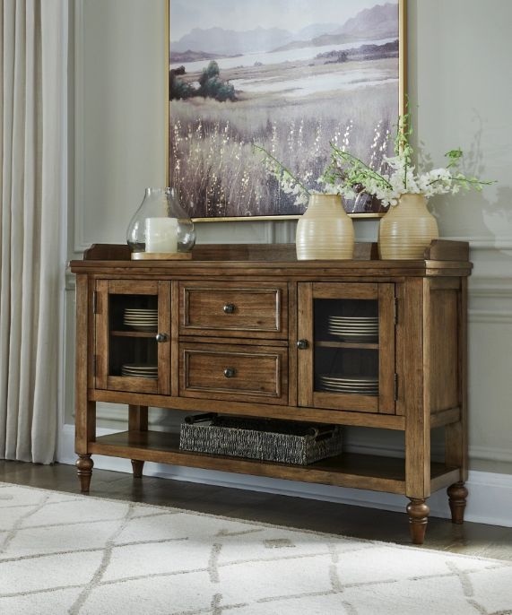 Benchcraft® Sturlayne Brown Dining Server-6