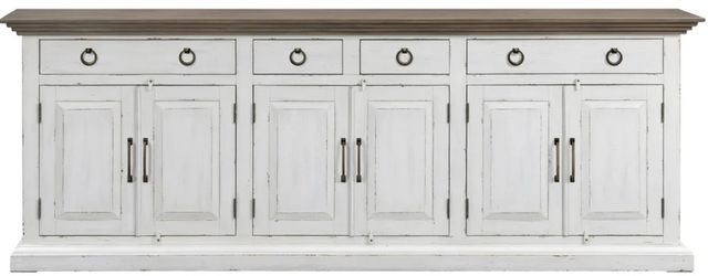 Parker House® Sherwood White Wash 92" Console-1
