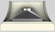 Vent-A-Hood® Designer Series 54" Biscuit Wall Mounted Range Hood-4