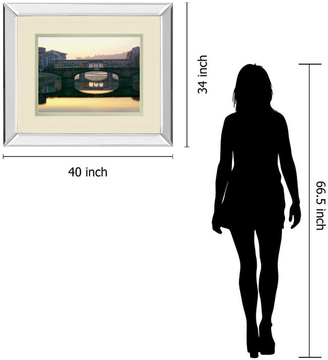 Classy Living Bill Philip Ponte Vecchio 40"W Wall Art-2