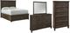 Signature Design by Ashley® Johurst 4-Piece Grayish Brown Queen Storage Panel Bed Set-0