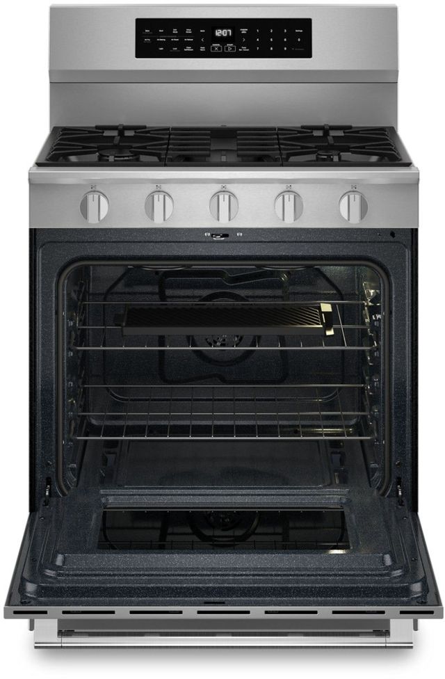 Maytag® 30" Fingerprint Resistant Stainless Steel Freestanding Gas Range-1