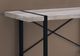 Monarch Specialties Inc. 48"L Taupe Reclaimed Wood with Black Metal Computer Desk-3