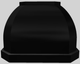 Vent-A-Hood® Designer Series 42" Black Wall Mounted Range Hood-0