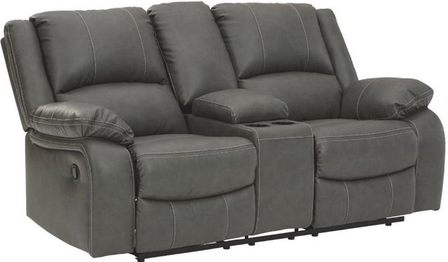 Signature Design by Ashley® Calderwell 3-Piece Gray Living Room Reclining Seating Set-2