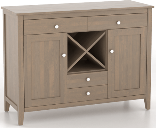 Canadel Gourmet Weathered Gray Washed Buffet-0