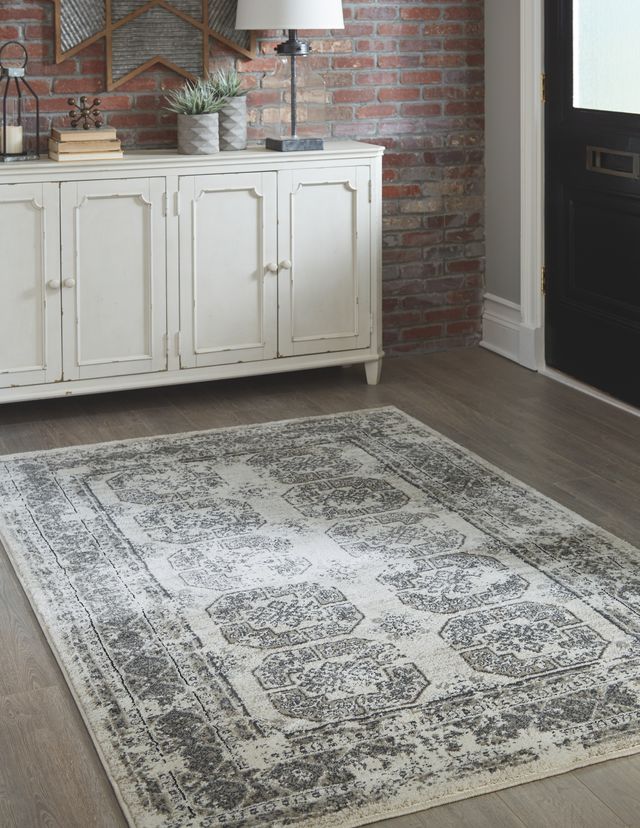 Signature Design by Ashley® Jirou Gray/Taupe 5'x7' Medium Area Rug-1