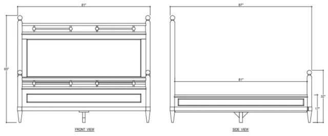 Bramble Seraphine King Panel Bed-2