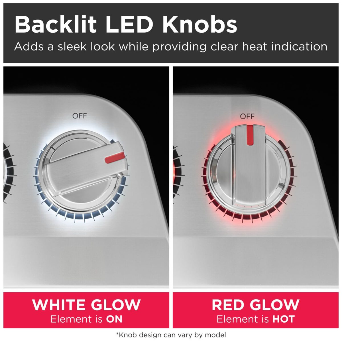 Backlit LED Knobs