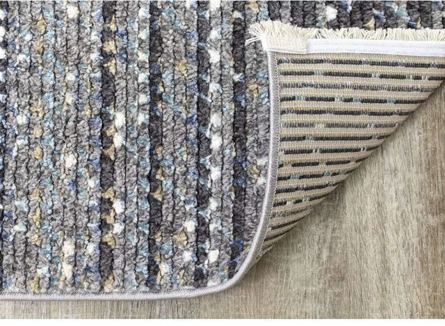 Kalora Interiors Calabar Blue/Gray/White 6' x 8' Rug-3