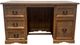 Million Dollar Rustic Modern 10 Beige Executive Desk-0