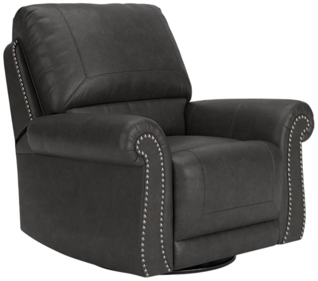 Signature Design by Ashley® Chasemore Granite Manual Swivel Glider Recliner-0