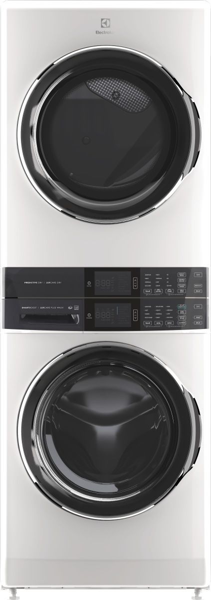 Clearance Electrolux® 600 Series White Electric Laundry Center, 4.5 Cu. Ft. Washer, 8.0 Cu. Ft. Dryer-1