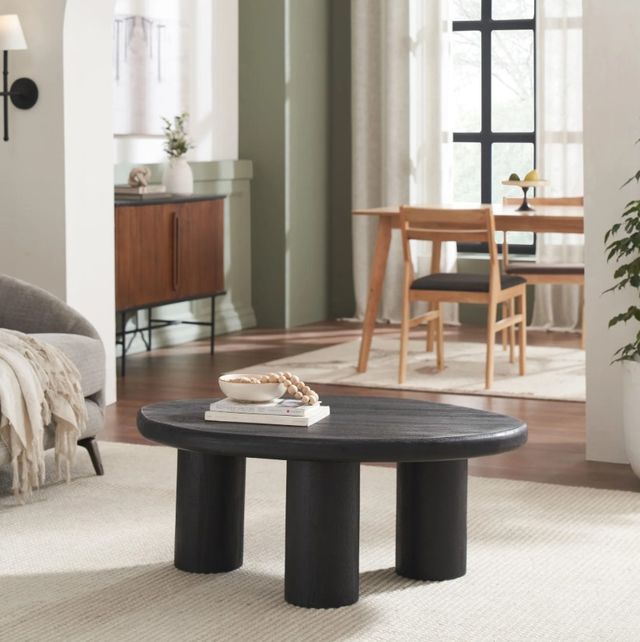 Renwil® Rowe Matte Black Coffee Table-1
