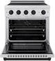 ZLINE Autograph Edition Paramount 30" Stainless Steel Pro Style Induction Range with Matte Black Accents-1