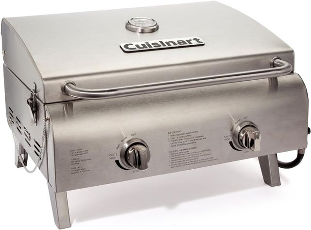 Cuisinart® Chef's Style 2-Burner Stainless Steel Tabletop Liquid Propane Grill-0