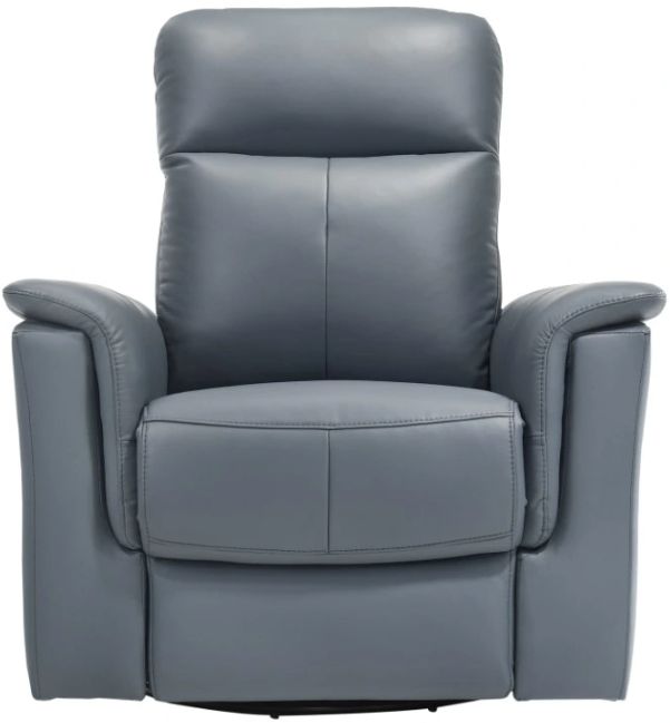 Homelegance® Bristow Blue/Gray Manual Swivel Glider Recliner-3
