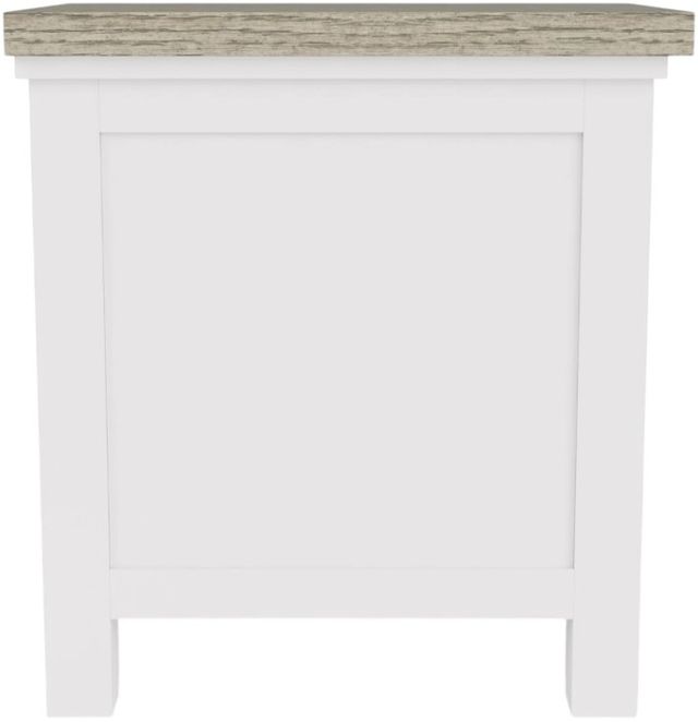 Riverside Furniture Cora Fog Chairside Table with Cloud Base-3