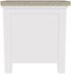 Riverside Furniture Cora Fog Chairside Table with Cloud Base-3