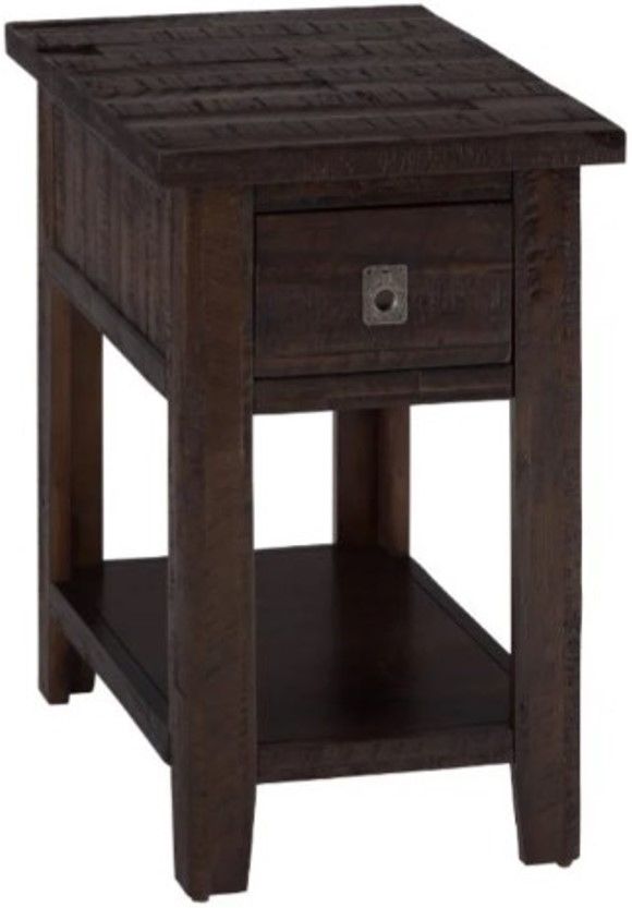 Jofran Inc. Kona Grove Brown Chairside Table-0