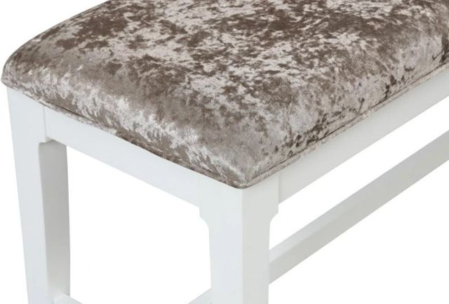 Bernards Renascence Brown/Pearl White Bedside Bench-2